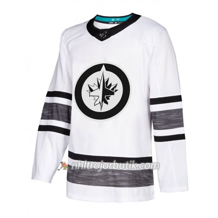 Män Ishockey Winnipeg Jets tröja All Star 2019 Blank Vit 2019 All-Star Adidas Authentic